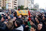 Mohammed Chaar's funeral procession in Beirut