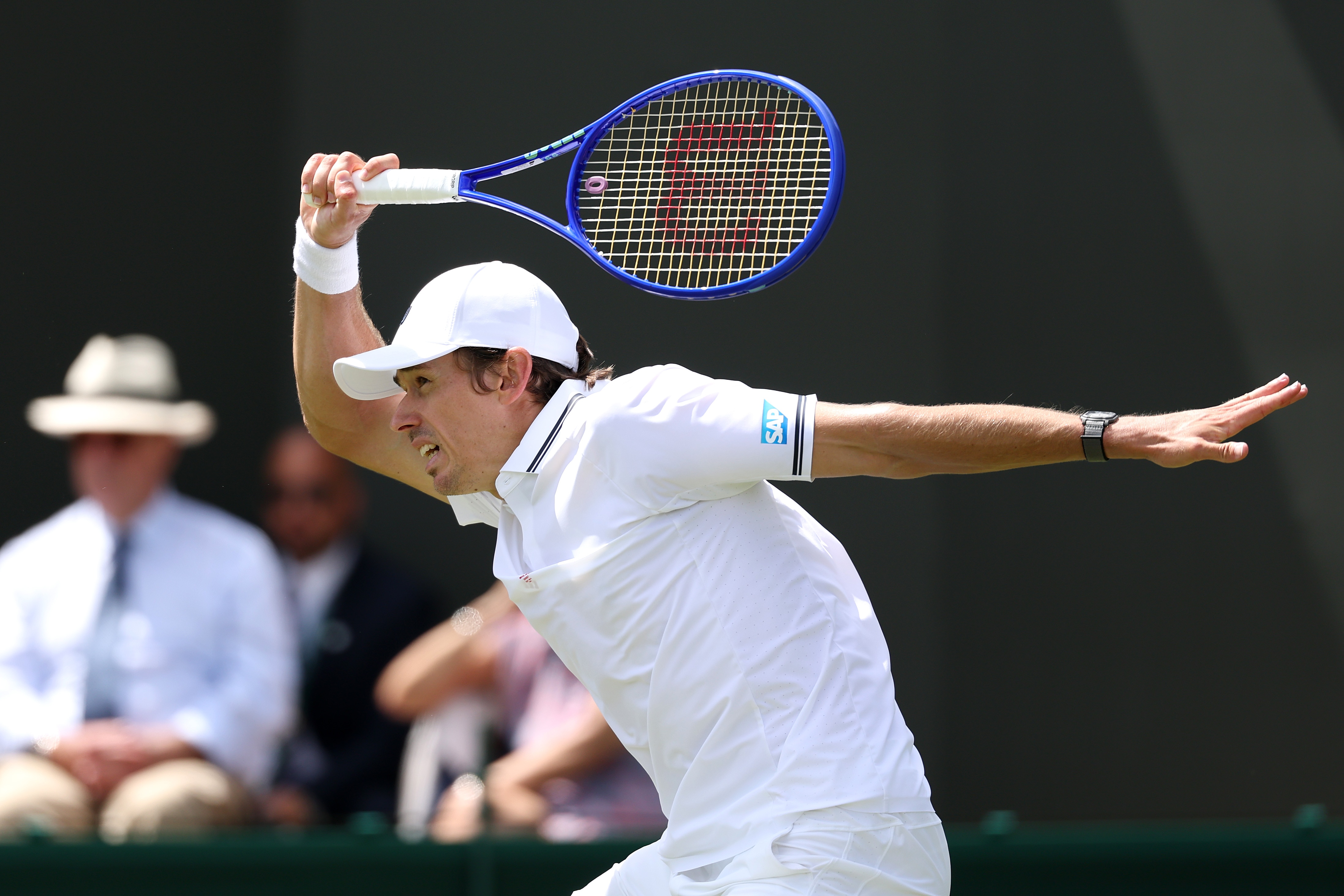 De Minaur one of only two Aussie men through to Wimbledon second round
