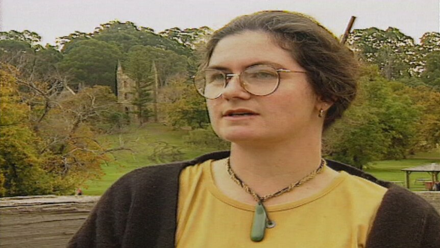Brigid Cook back at Port Arthur in 1997