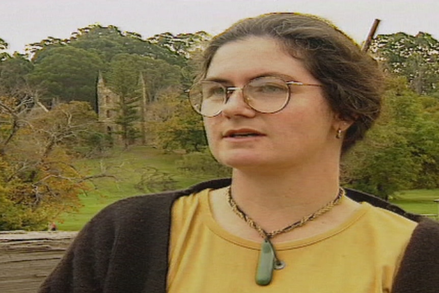 Brigid Cook back at Port Arthur in 1997