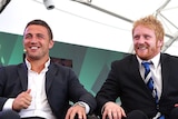 Sam Burgess and James Graham at the NRL grand final lunch