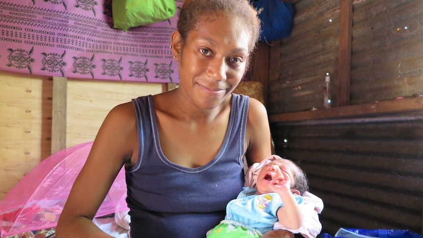 Trisha Ronald named her baby after Cyclone Pam