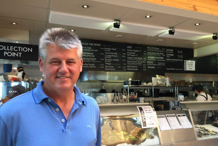 Tasmanian seafood shop owner Will Mure.