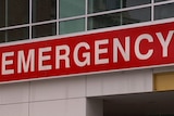 emergency red sign