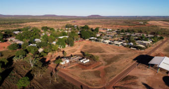 A drone photo of Kalumburu.