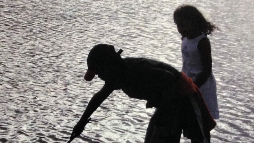 Children playing in water