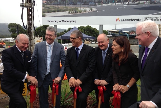 The first sod is turned on iAccelerate Centre.