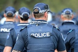 Queensland police march at capability demonstration