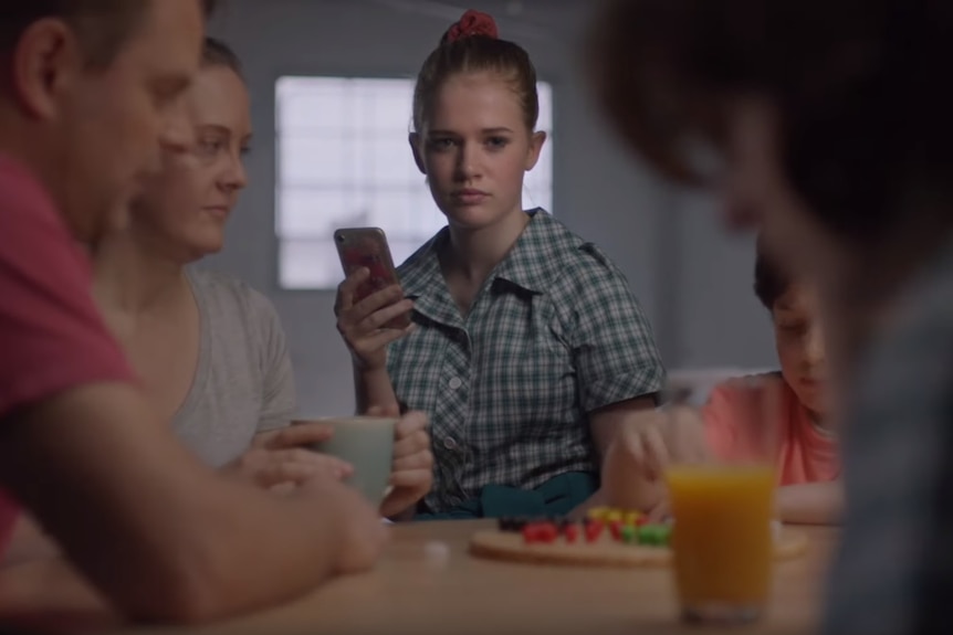 Cyberbullying ad screenshot.