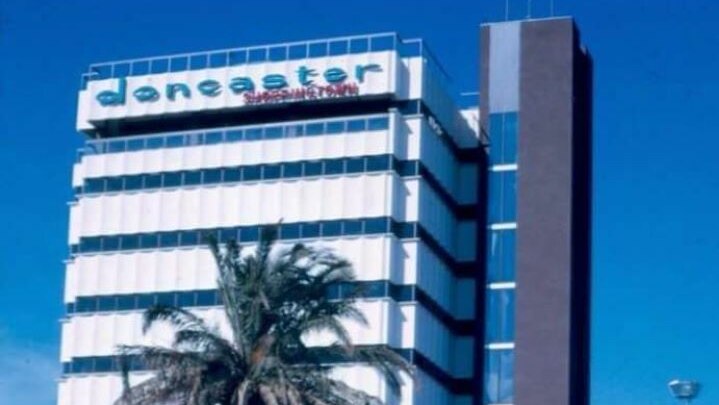 Doncaster Shoppingtown tower in the 1970s