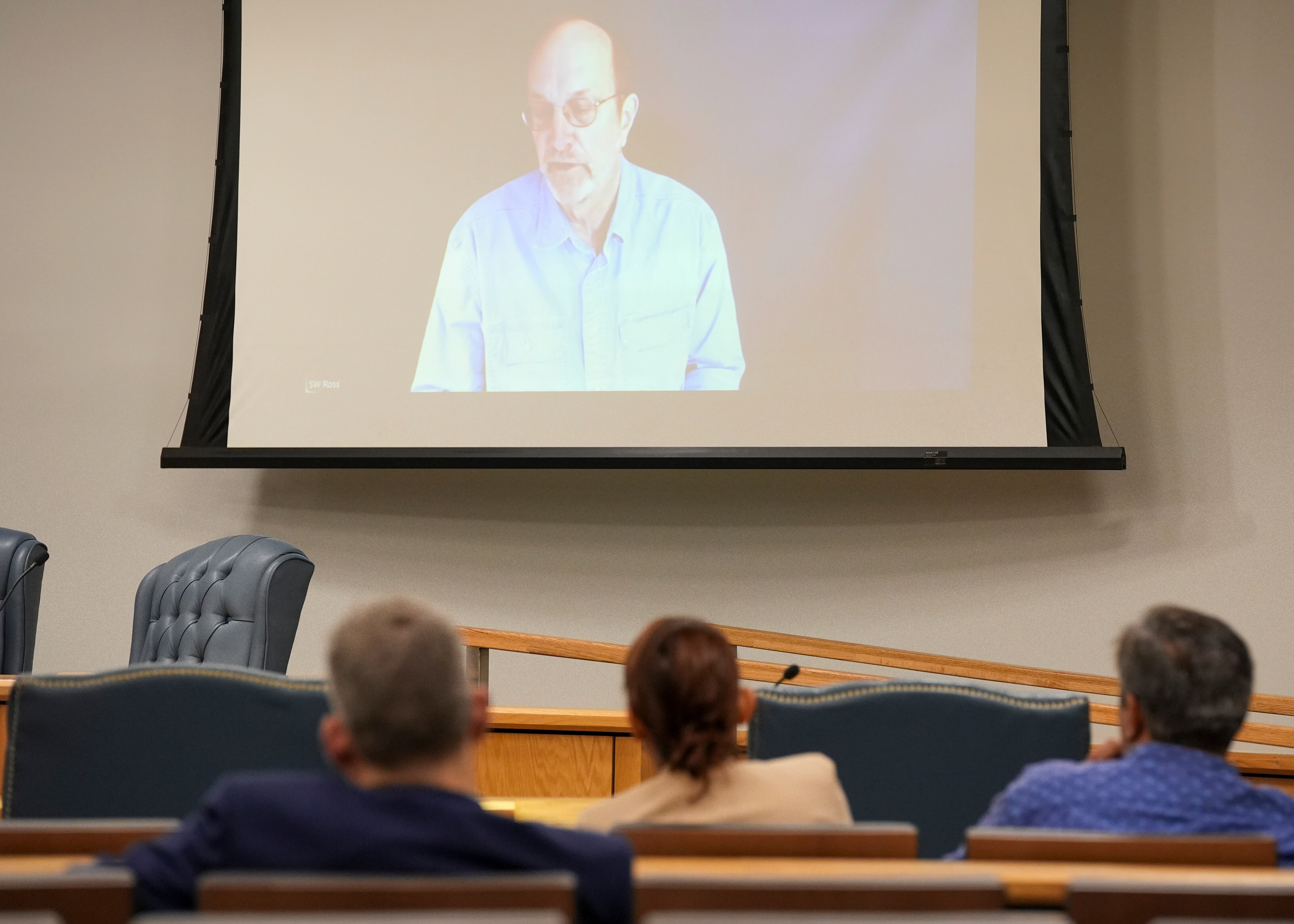 Steven Ross, former OceanGate scientific director speaks via video link