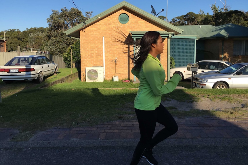 Aboriginal health care worker Kristika Kumar is preparing to run the New York marathon.