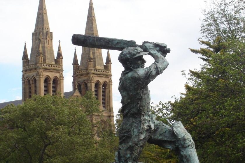 Bradman immortalised near Adelaide Oval