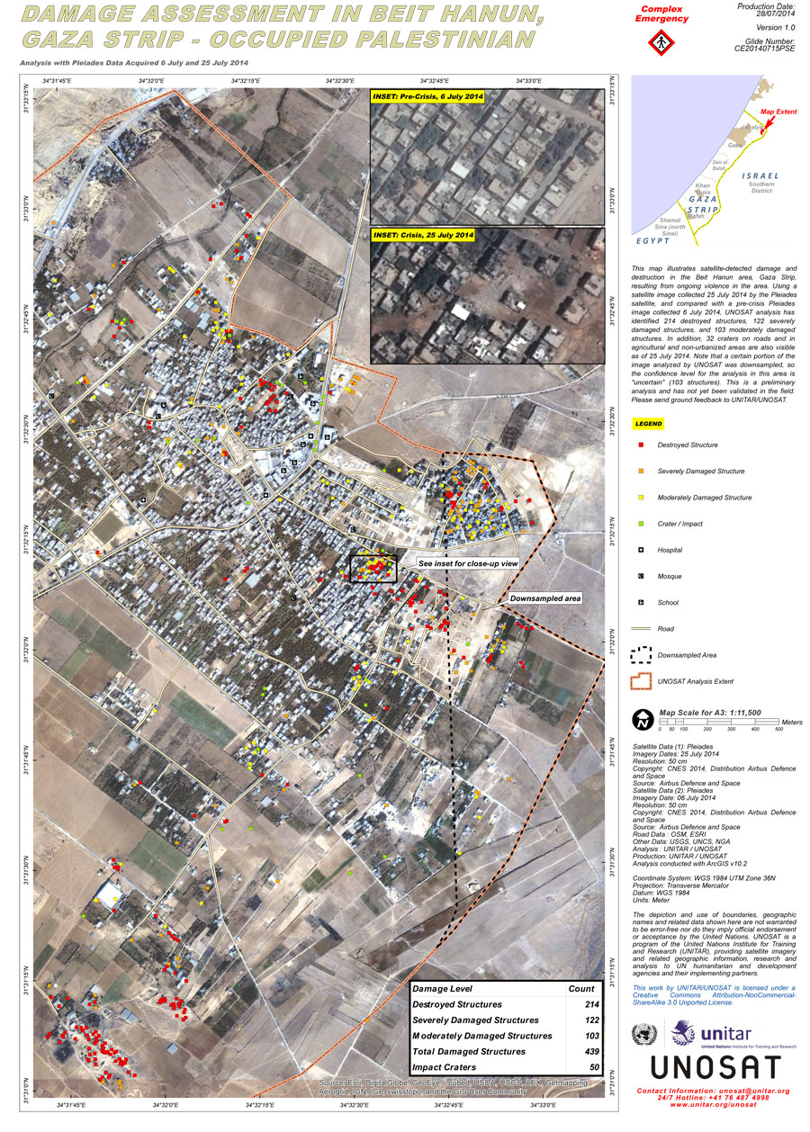 Damage Assessment in Beit Hanun, Gaza Strip - Occupied Palestinian Territory