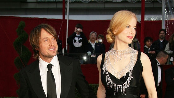 New parents: Keith Urban and Nicole Kidman.