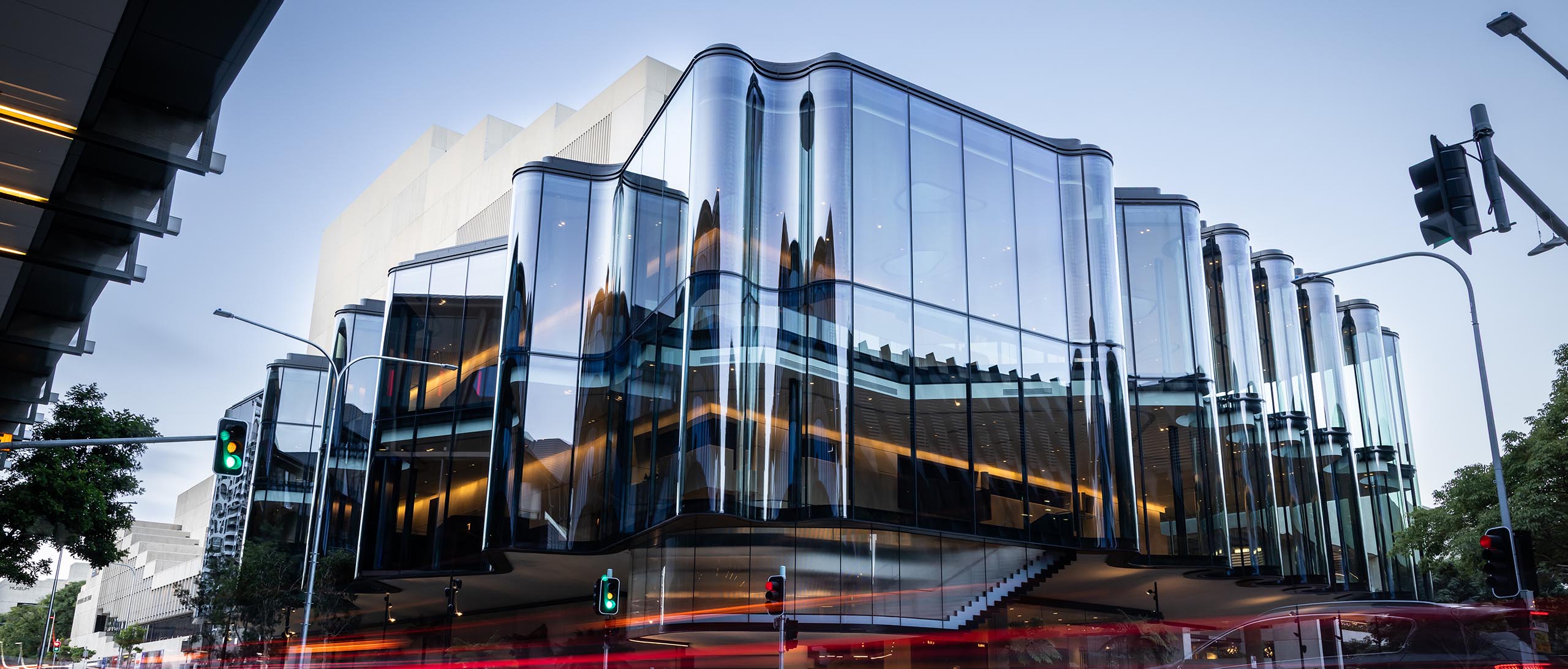 QPAC's Glasshouse Theatre from the outside.