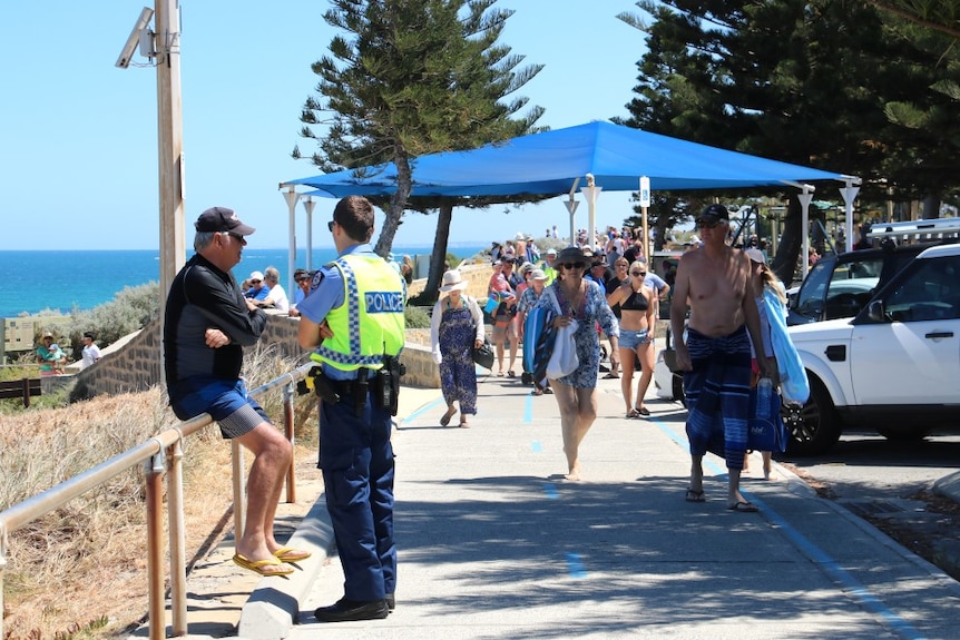 Patrolling Cottesloe Beach