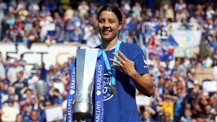 Sam Kerr claims another trophy as Chelsea secure fourth-straight WSL title