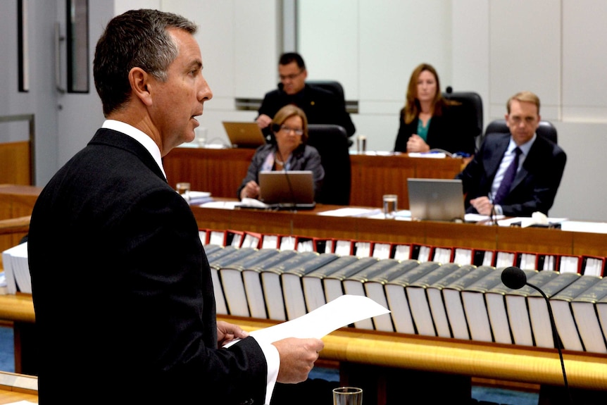 Opposition Leader Jeremy Hanson says the Government's documents prove rates will triple.