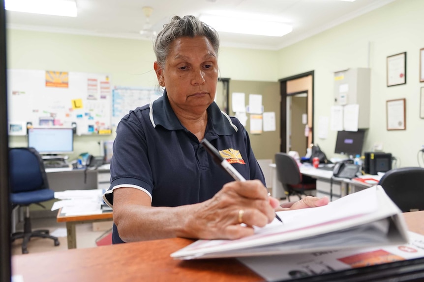 Joanne Berry at the Barunga health care clinic.