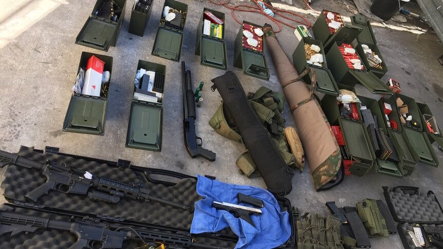 Multiple weapons seized in California