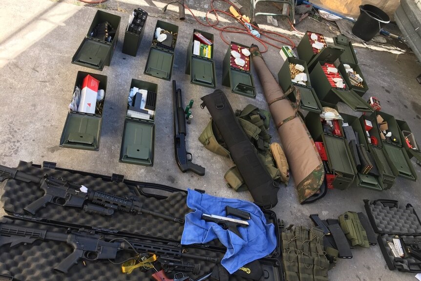 Multiple weapons seized in California