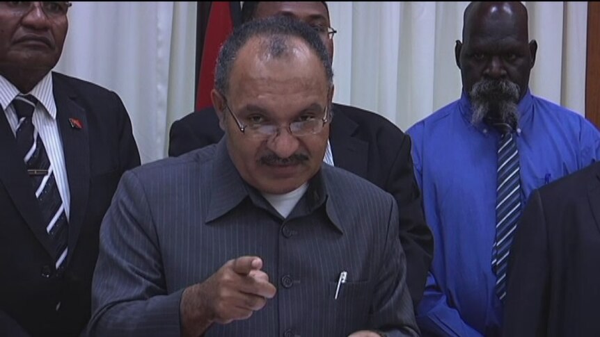 PNG Prime Minister Peter O'Neill