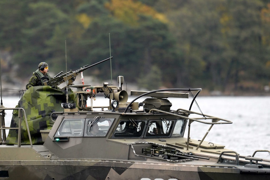 Swedish Navy fast-attack craft
