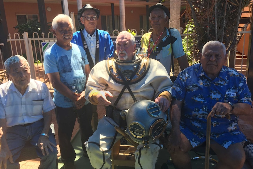 Retired pearl divers