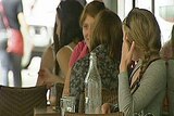 Young people in a cafe.