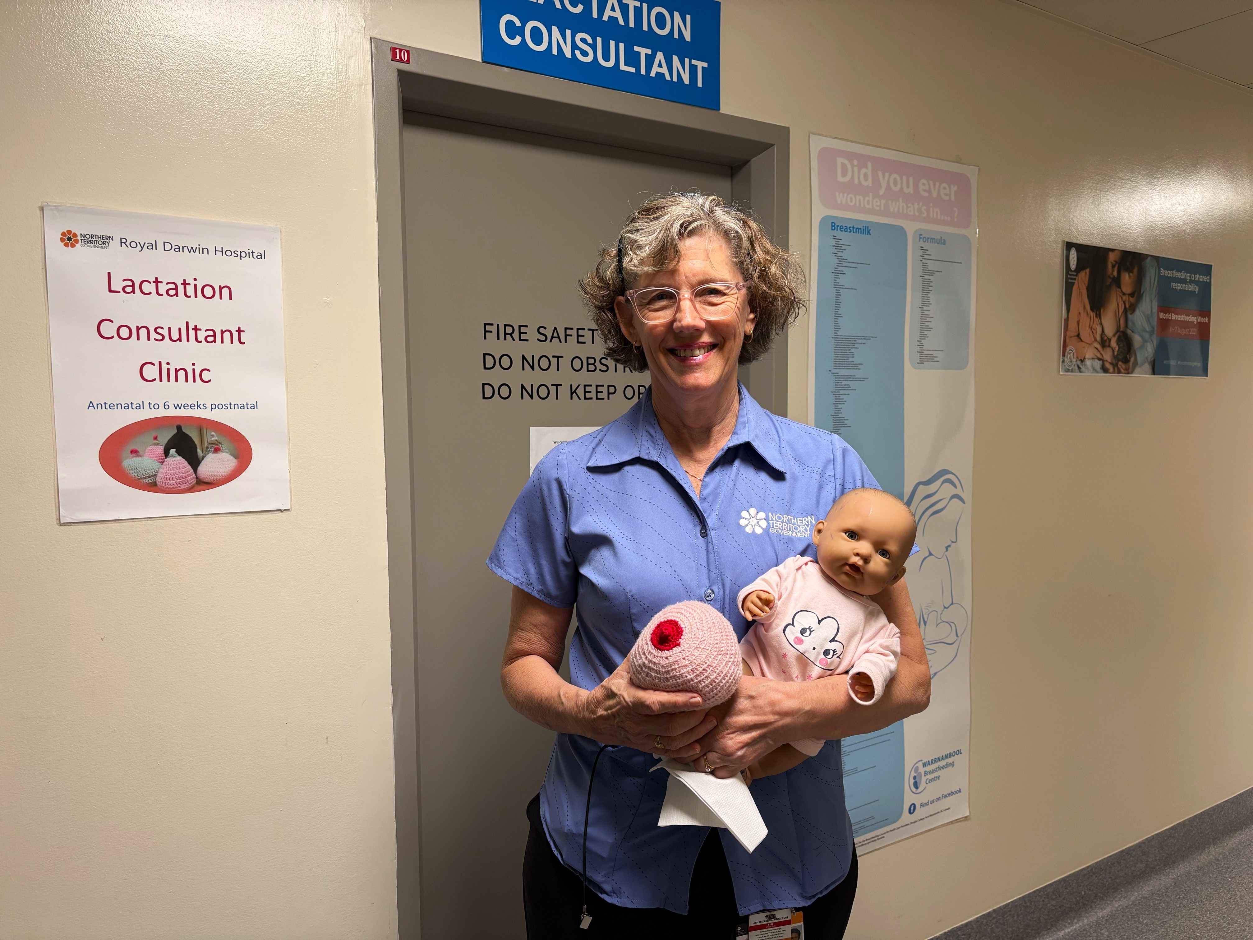 Behind the Uniform: Meet Donna Johnson, one of the Territory's only lactation consultants