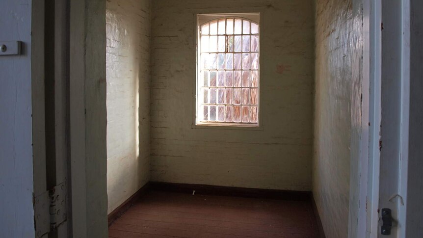 Inside a cell at Z Ward.