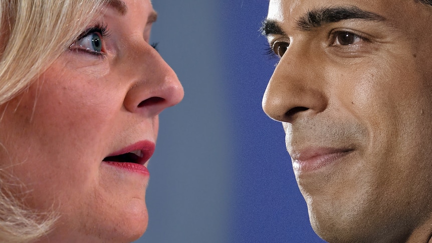 Composite image of Liz Truss and Rishi Sunak