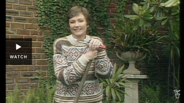 Jane Edmanson from Gardening Australia Series 1, Episode 22, 1990. Has Video.