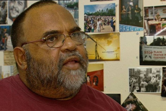 TV still of Sam Watson, Aboriginal leader, writer and community activist based in Brisbane