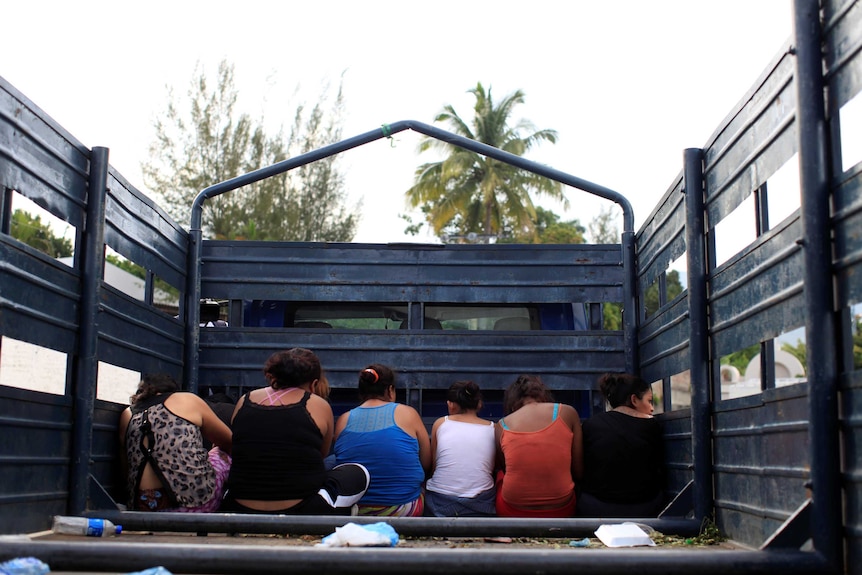 Suspected gang members in El Salvador