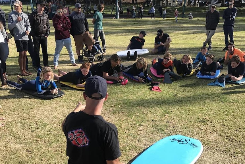 World champion bodyboarder Mike Stewart conducts training workshop with Kiama youth