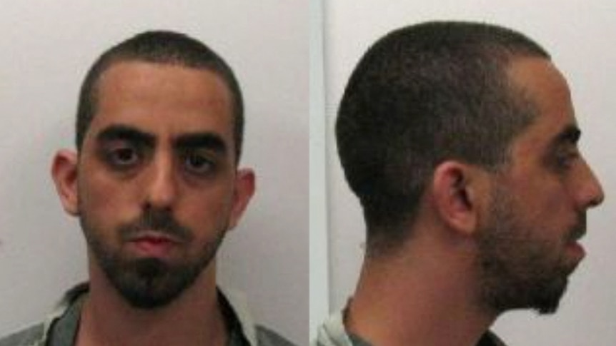 Hadi Matar of Fairview, New Jersey,  appears in booking photographs