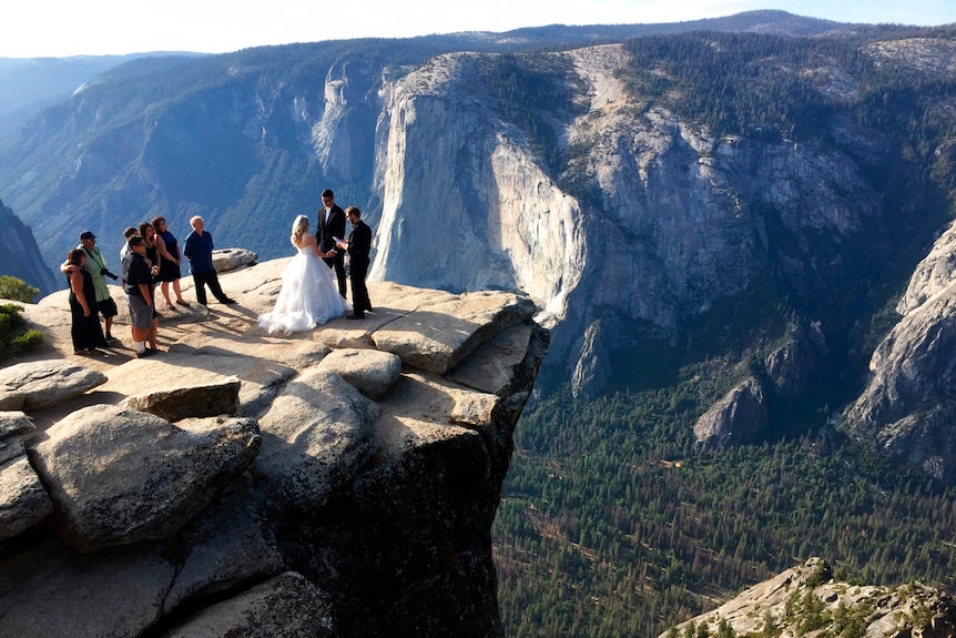 The lookout where two people where killed is a popular spot for weddings (File photo).