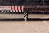 Floodwaters at the Pomona Bridge on the Sunshine Coast on March 5.