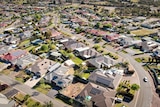An aerial view of suburban Adelaide.