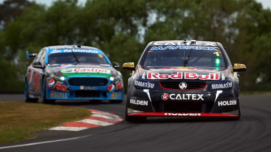 Jamie Whincup drives during the 2015 Bathurst 1000 on October 11, 2015.