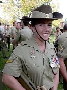 Former soldier, Katherine McGuinness-Murphy.