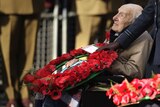 Three of the four surviving British World War I veterans attended a ceremony at London's Cenotaph.
