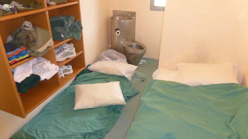 Overcrowded jail cell at Woodford Correctional Centre