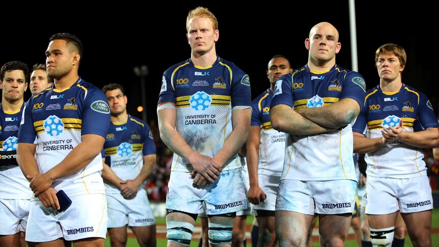 Brumbies dejected after Super Rugby final defeat