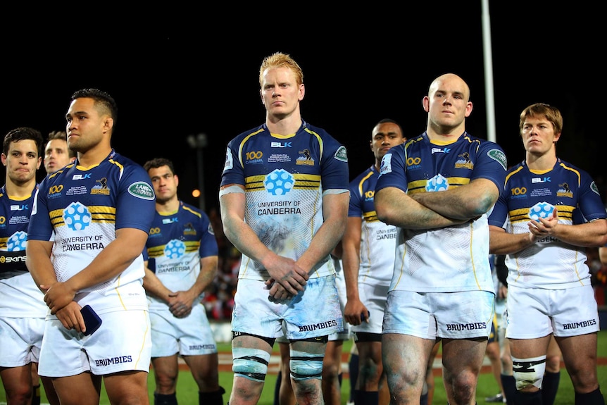 Brumbies dejected after Super Rugby final defeat