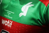 An image of the South Sydney Rabbitohs' tribute jersey to John Sattler.