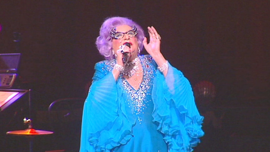 Dame Edna performs at the Adelaide Cabaret Festival