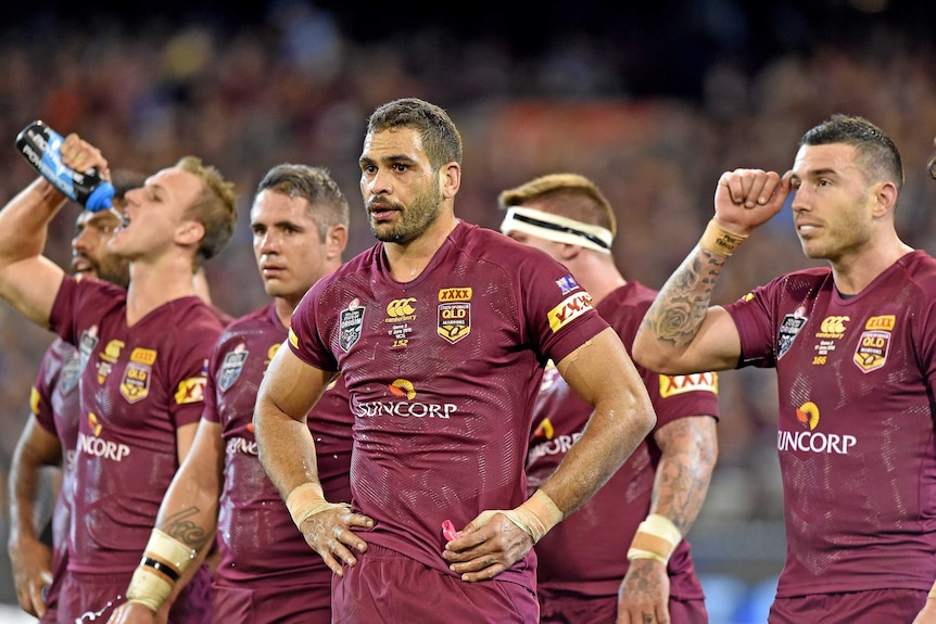 Greg Inglis looks on despondently in Origin II